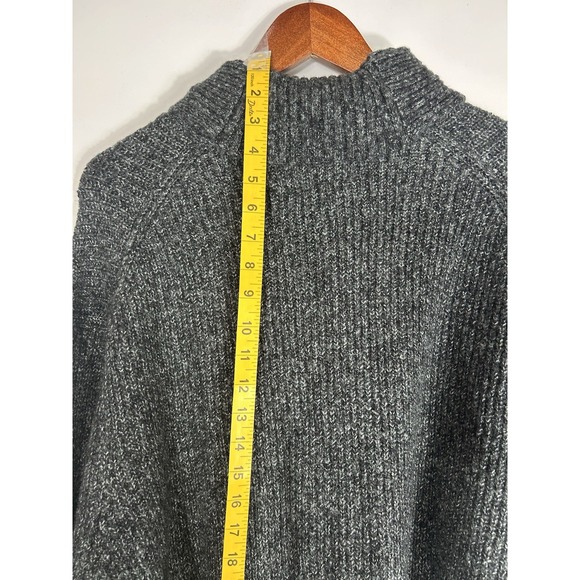 Old Navy Men Shawl Collar Cardigan Grey Size XXL Wool Blend Preppy Academia - Picture 7 of 10